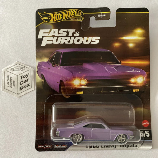 2025 HOT WHEELS Fast & Furious - 1966 Chevy Impala (Pink #5 - Premium) G04