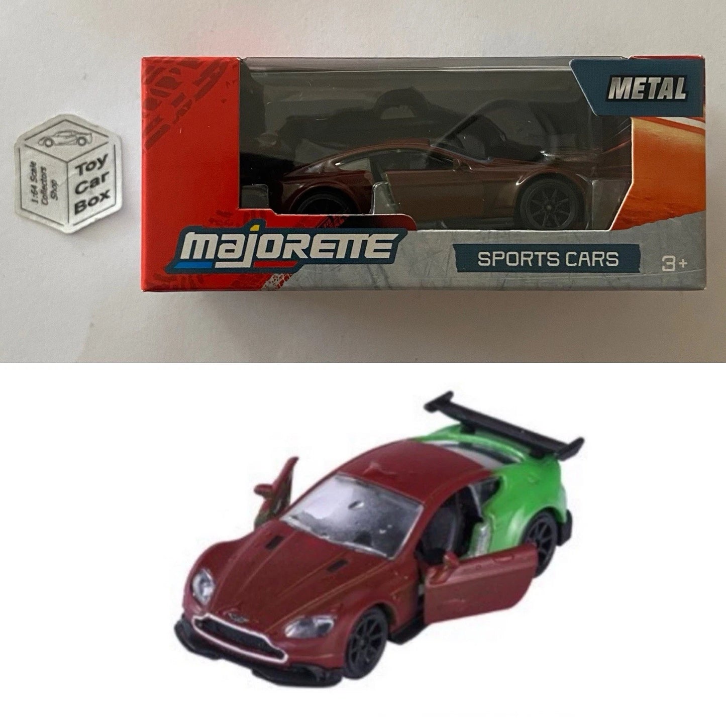 MAJORETTE - Aston Martin Vantage GT8 (Colour Changer - Sports Cars Box) E38