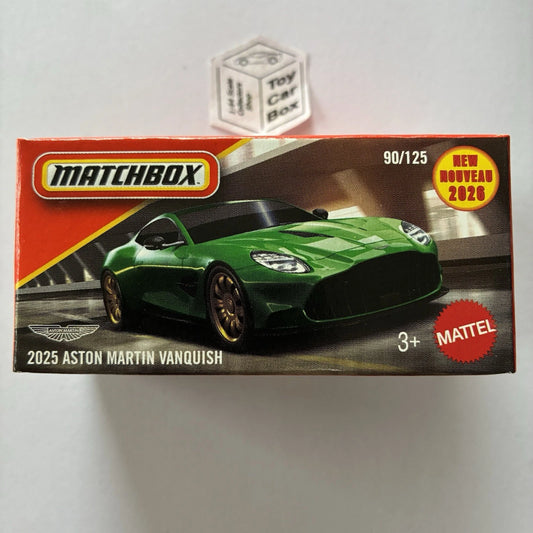 2026 MATCHBOX #90 - 2025 Aston Martin Vanquish (Green - Power Grab - New) B80