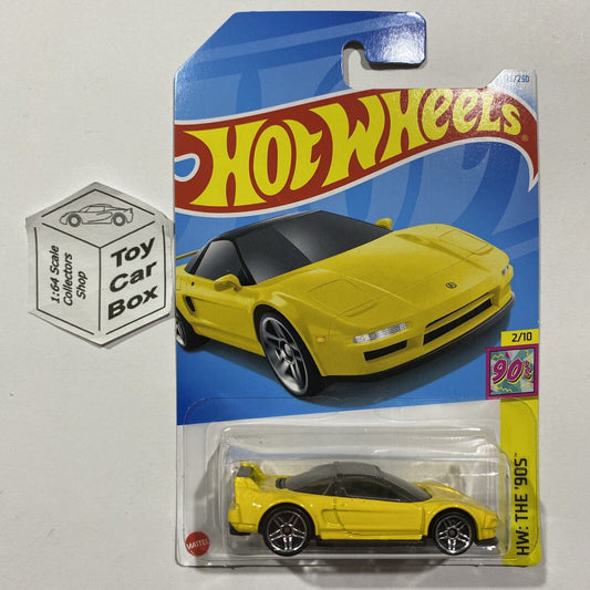 2024 HOT WHEELS #175 - ‘90 Acura / Honda NSX (Yellow #2 HW: The 90s - Long Card) A80