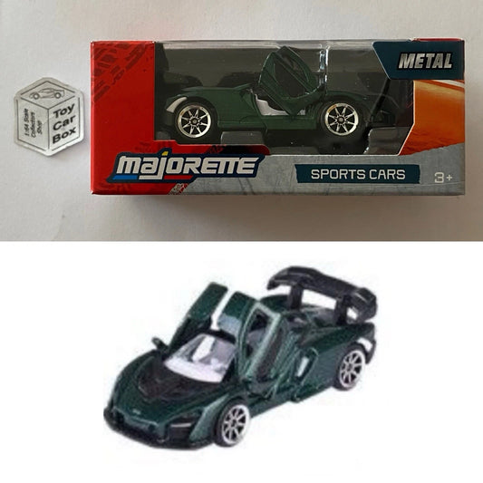 MAJORETTE - McLaren Senna (Metallic Green - Sports Cars Box) 1/64 Scale* - E38