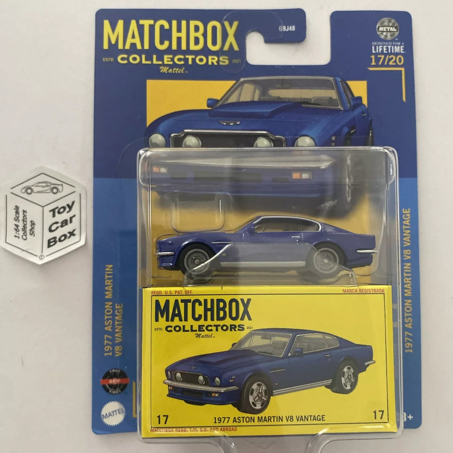 2024 MATCHBOX Collectors #17 - 1977 Aston Martin V8 Vantage (Premium - Blue) H50