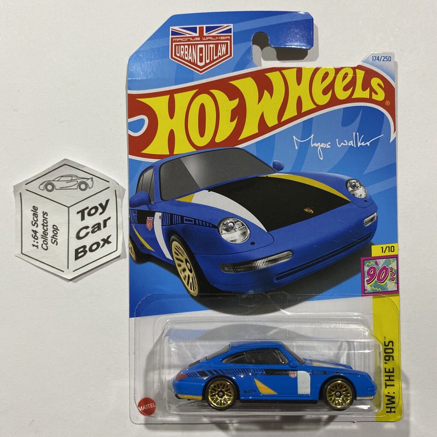 2024 HOT WHEELS #174 - ‘96 Porsche 911 Carrera (Magnus Walker - Long Card) A80