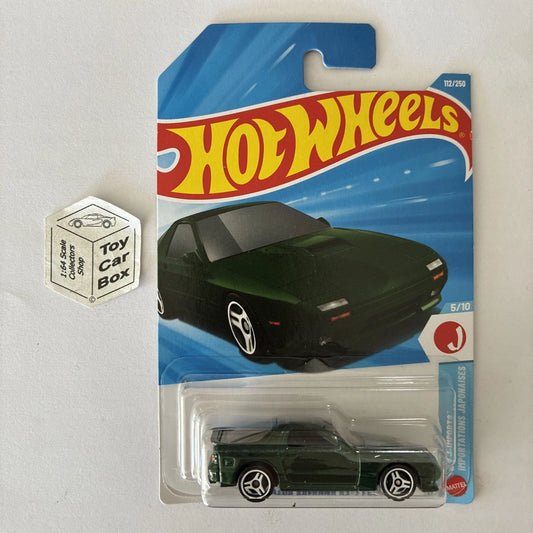 2026 HOT WHEELS #112 - ‘89 Mazda Savanna RX-7 FC3S (Green #5 J-Imports) A80
