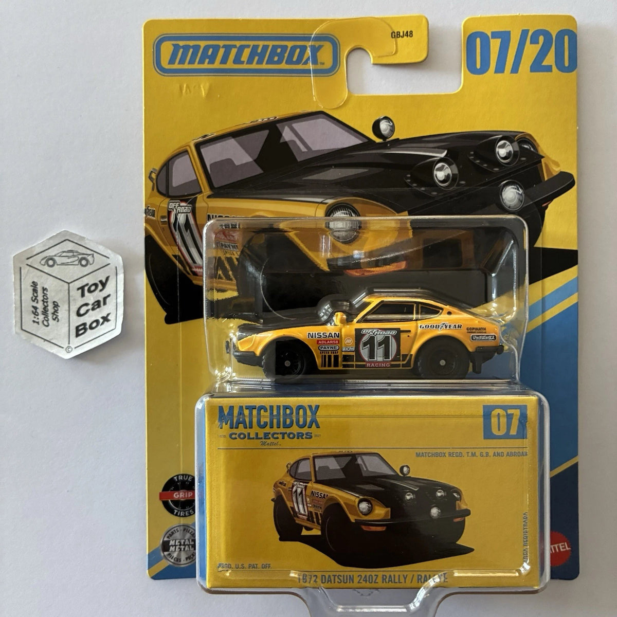 2026 MATCHBOX Collectors #7 - 1972 Datsun 240Z Rally (New Model - Premium) H30