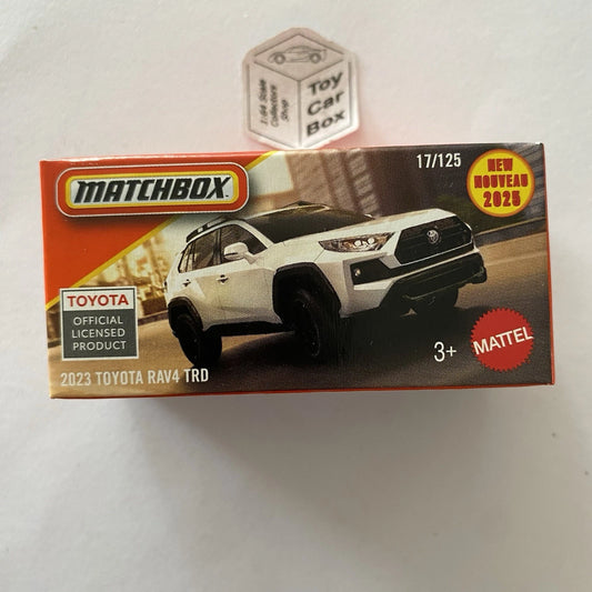2025 MATCHBOX #17 - 2023 Toyota RAV4 TRD (White - Power Grab) - B21g