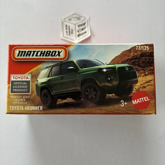 2026 MATCHBOX #77 - Toyota 4Runner (Green - Power Grab - Unopened) B80