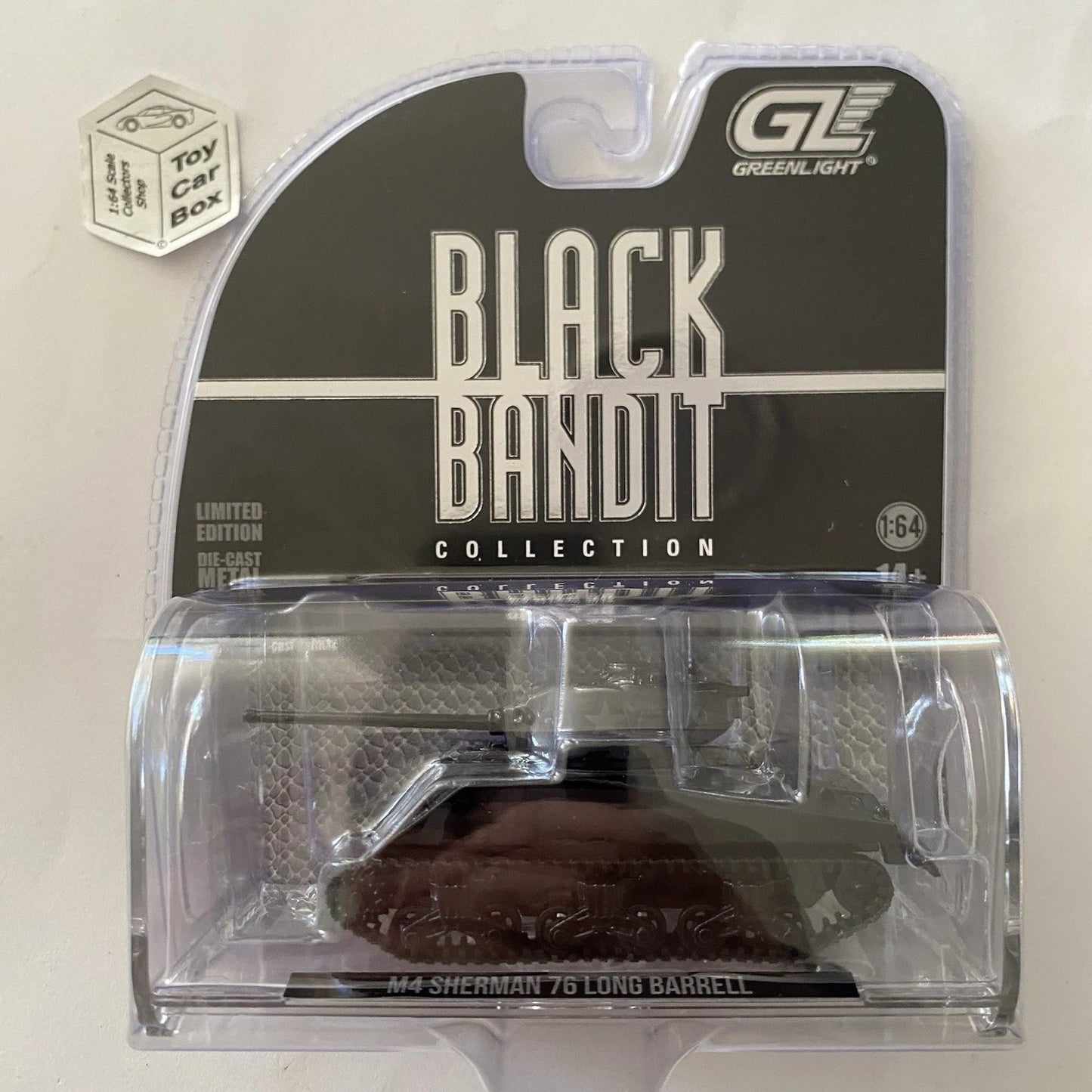 GREENLIGHT - M4 Sherman 76 Long Barrel Tank (Black Bandit Series 30) J45g