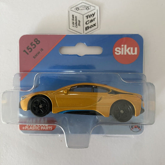 SIKU #1558 - BMW i8 (Orange - Approx. 1:60 scale) E86