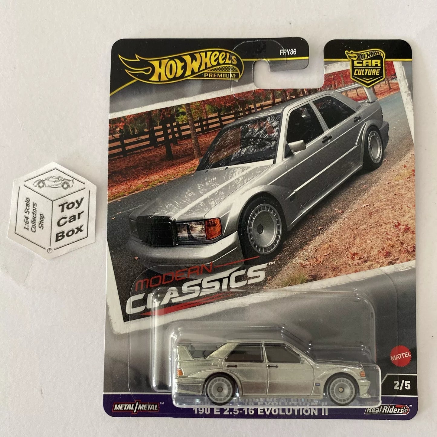 2024 HOT WHEELS Car Culture 1990 Mercedes-Benz 190 Evo II (Modern Classics) G04