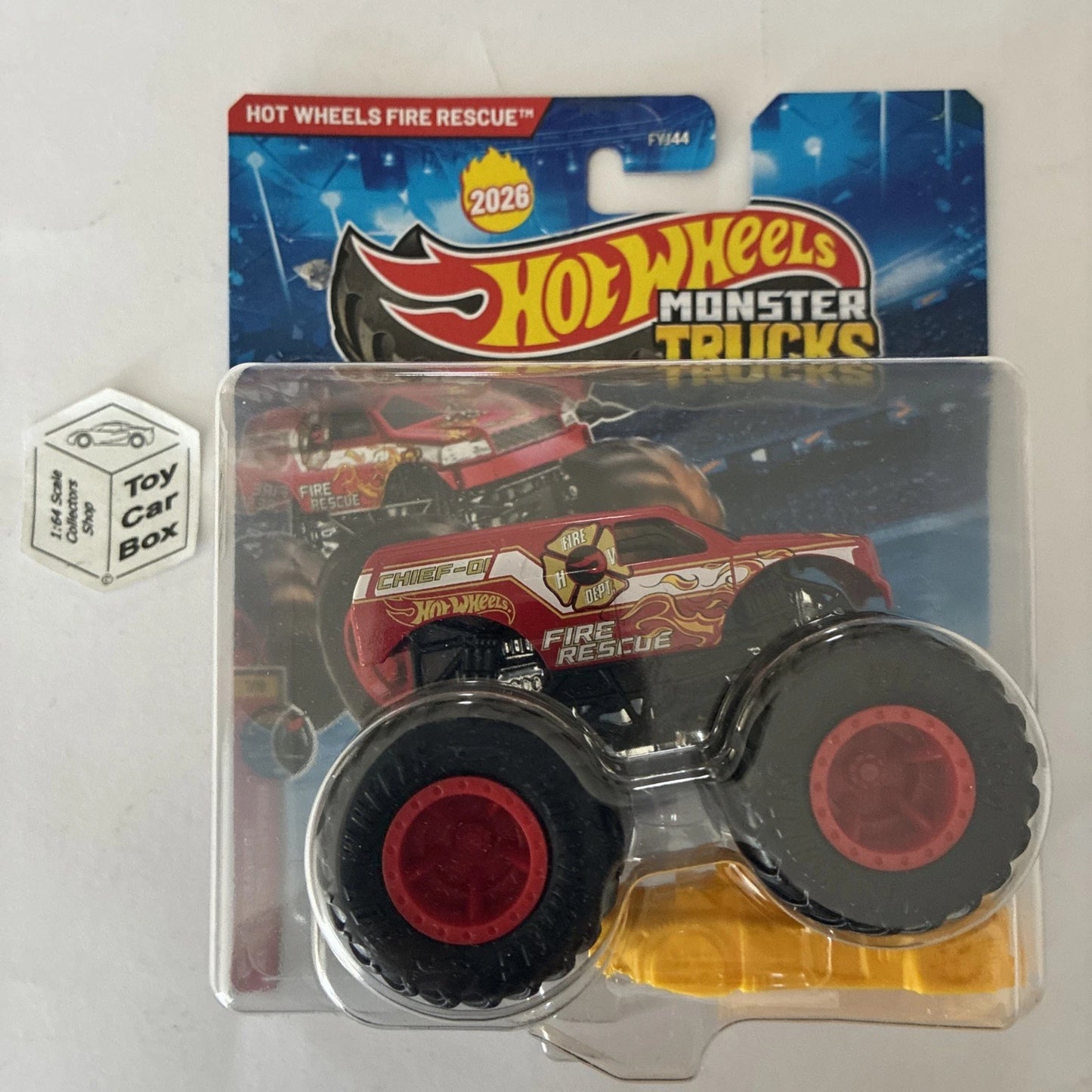 2026 HOT WHEELS Monster Trucks - Hot Wheels Fire Rescue - Champion Crashers - D50