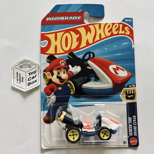 2026 HOT WHEELS #129 - Mariokart Standard Kart (#4 Screen Time - Long Card) B64