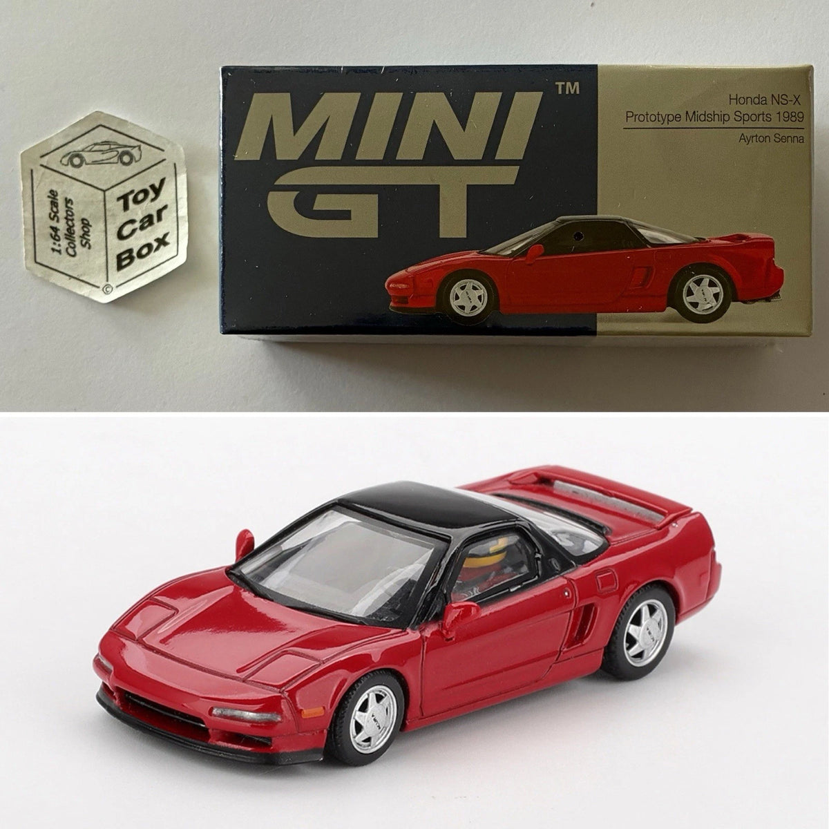 MINI GT #1075 - Honda NS-X (‘89 Prototype Midship Sports - Ayrton Senna) N50g