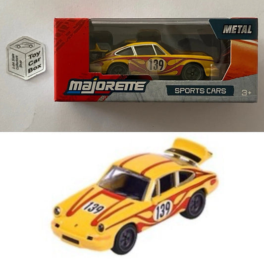 MAJORETTE Porsche 911 Carrera RS 2.7 (Yellow #139 - Sports Cars Box) E38
