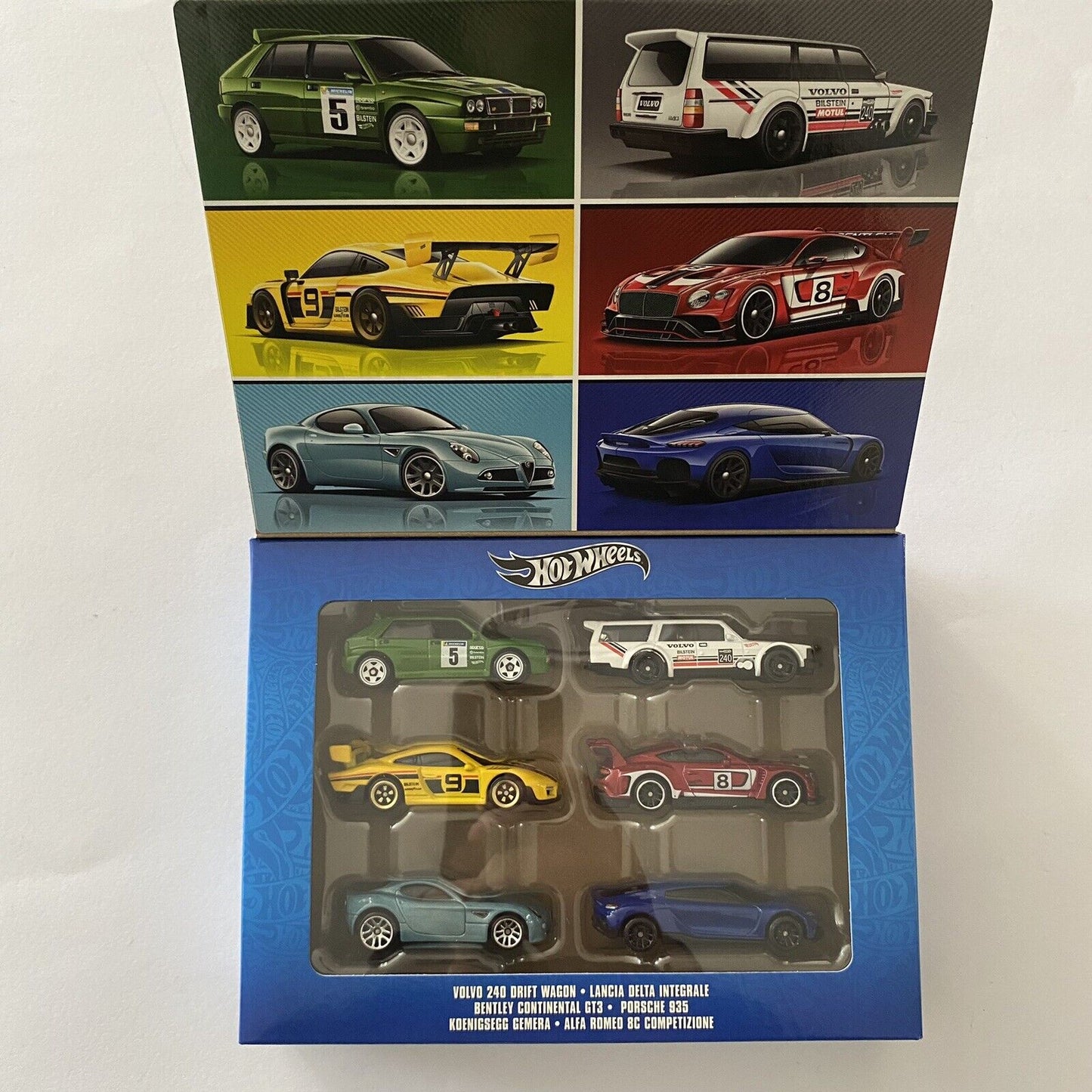 2024 HOT WHEELS Euro 6 Car Set (Volvo, 935, Gemera, Lancia, Bentley & Alfa) BF10