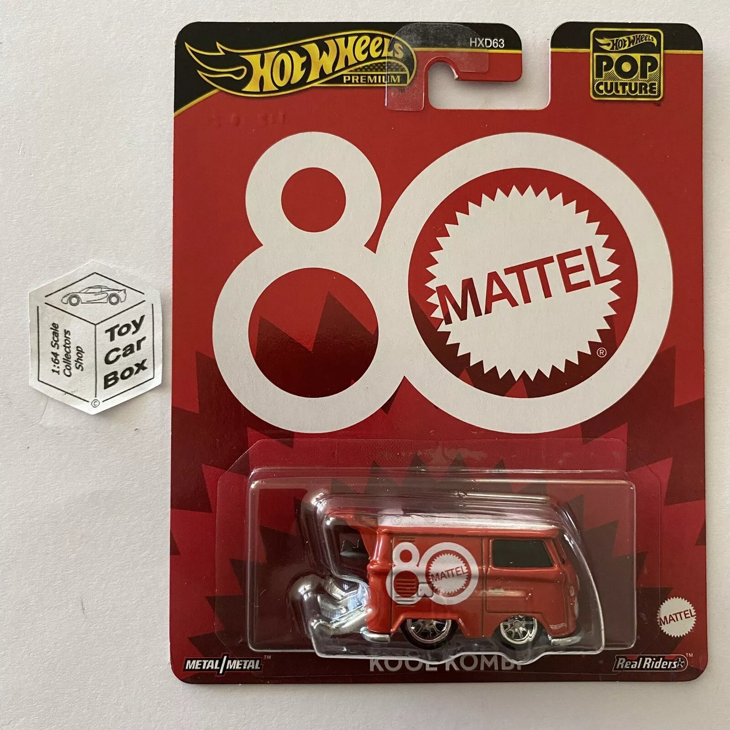 2024 HOT WHEELS Pop Culture - VW Kool Kombi (Red - Mattel 80) G20