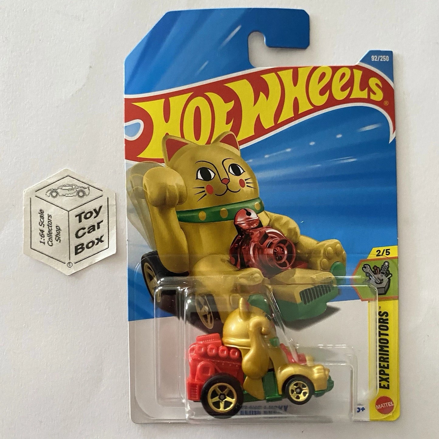 2026 HOT WHEELS #92 - Feline Lucky (Gold #2 Experimotors - Long Card) A80