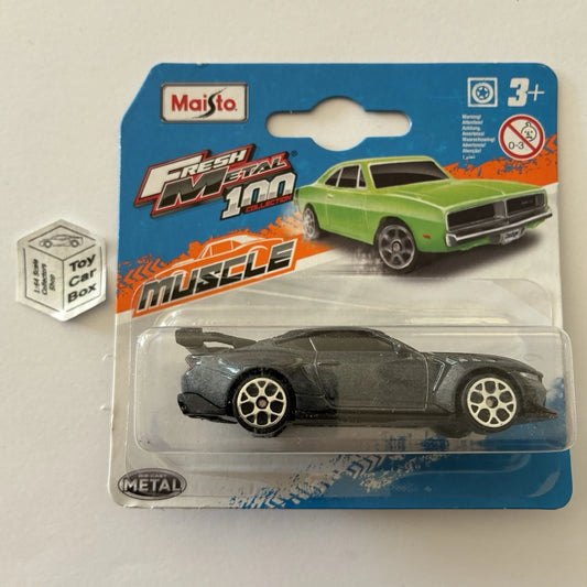 MAISTO Fresh Metal - 2025 Ford Mustang GTD (Grey - 1/64 Scale* - Blister) B60g