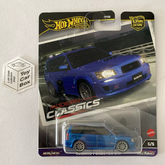 2024 HOT WHEELS Car Culture - Subaru Forester STi (#5 Modern Classics - Blue) G04