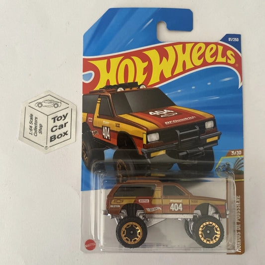 2025 HOT WHEELS #81 - Chevy Blazer 4x4 (Brown #3 Dirt) A80