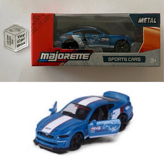 MAJORETTE - Ford Mustang GT (Blue - Sports Cars Box) 1/64 Scale* - E38