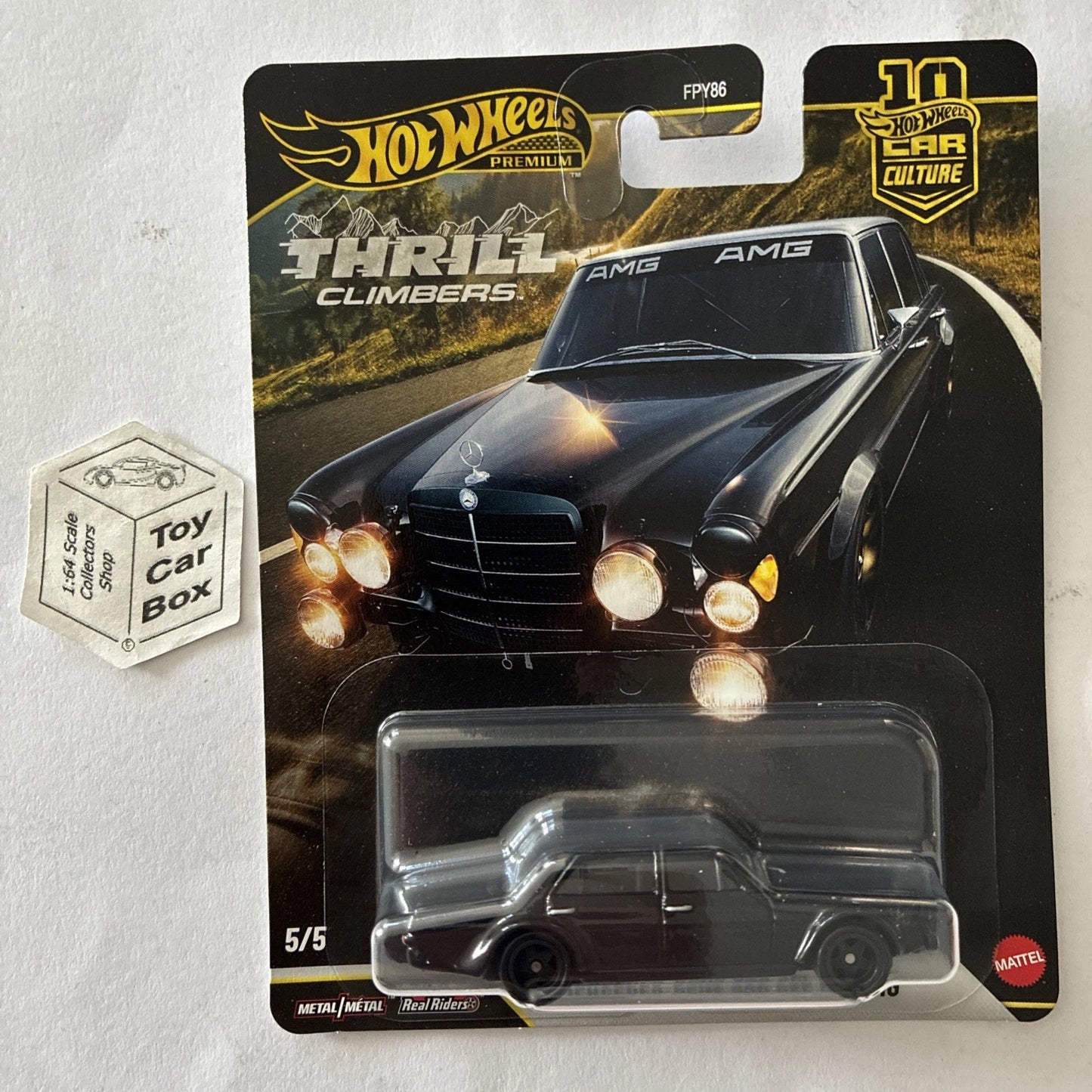 2026 HOT WHEELS Car Culture- Mercedes-Benz 300 SEL 6.8 AMG (Thrill Climbers) G04