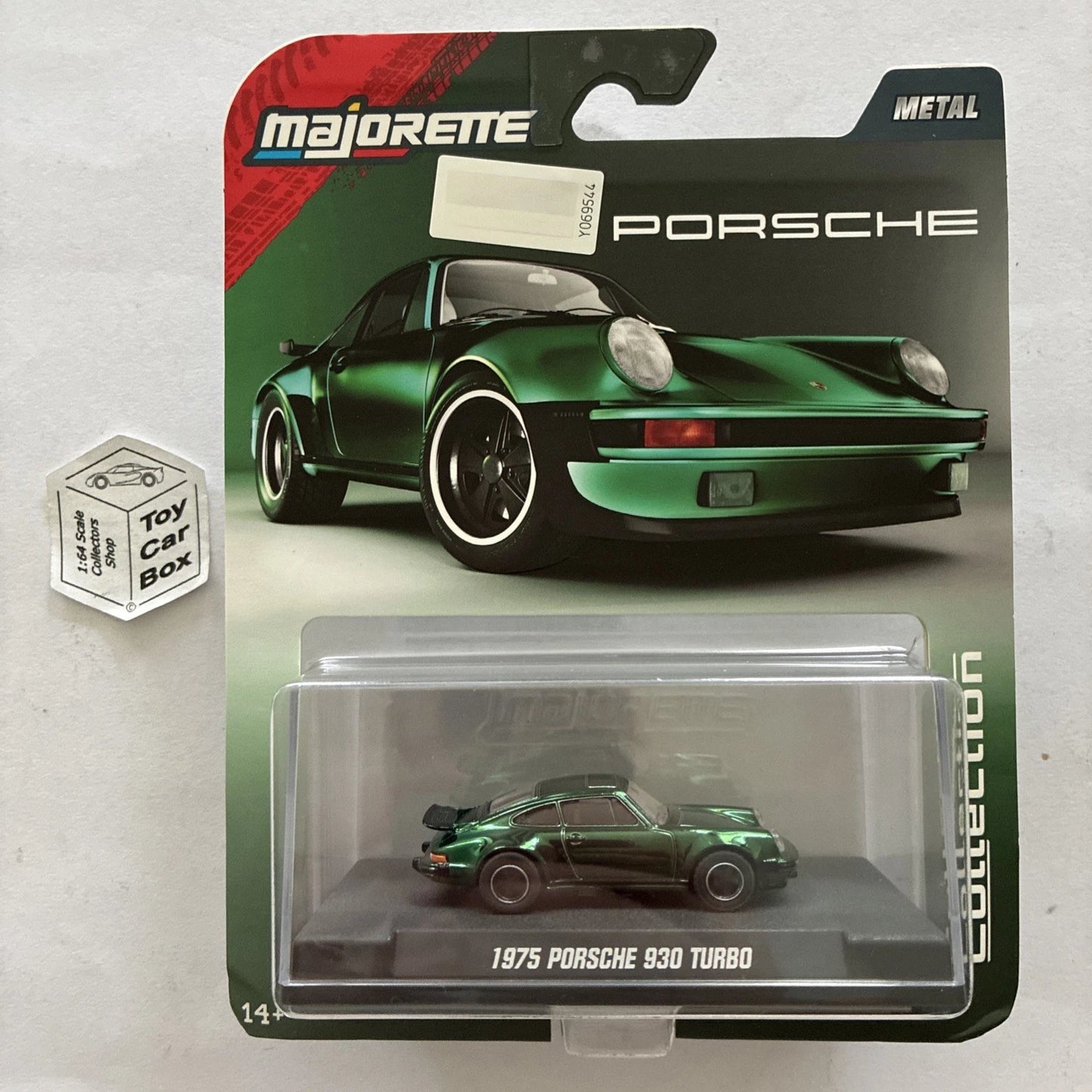 MAJORETTE - 1975 Porsche 930 Turbo (Collection - True 1:64 - Green) J38