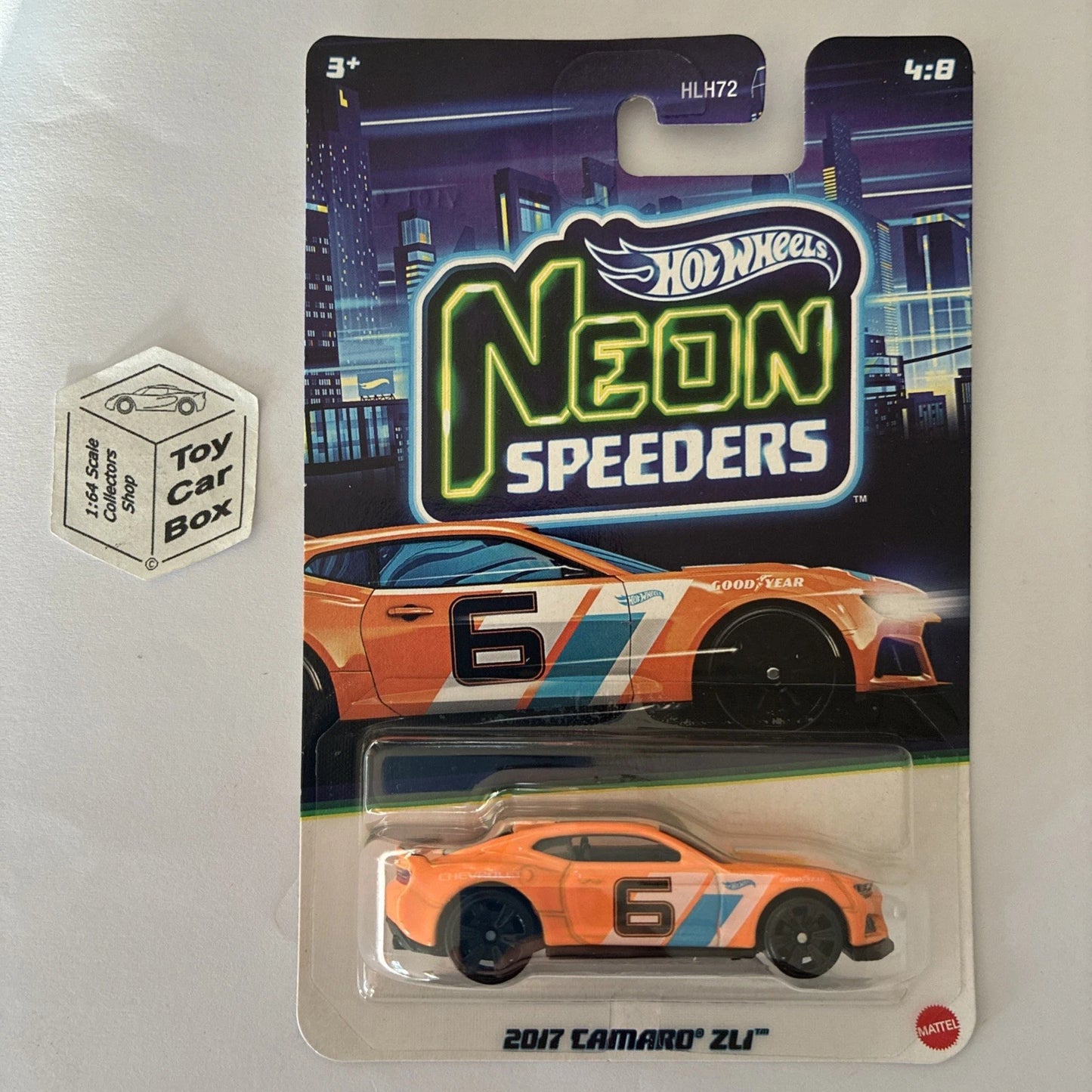 2026 HOT WHEELS Neon Speeders - 2017 Camaro ZL1 (#4 Orange) B70