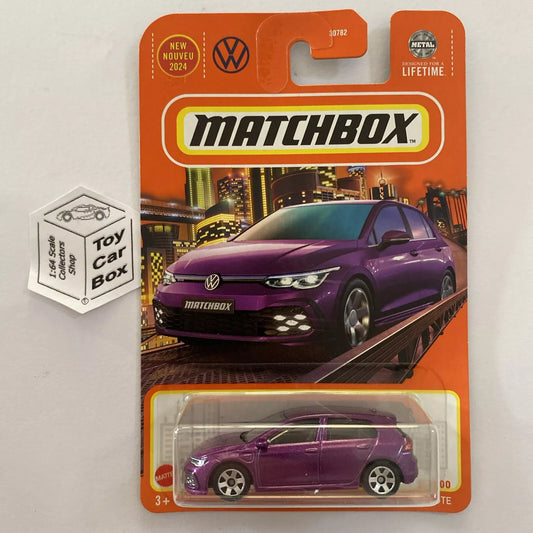 2024 MATCHBOX #25 - 2021 Volkswagen Golf GTE (Purple - Long Card) B53