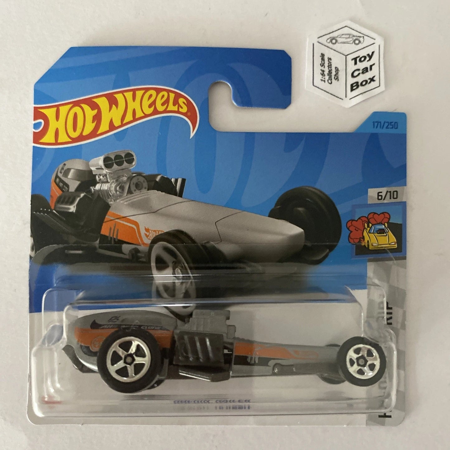 2023 HOT WHEELS #171 - Rockin’ Railer (Grey #6 HW Drag Strip - Short Card) A12