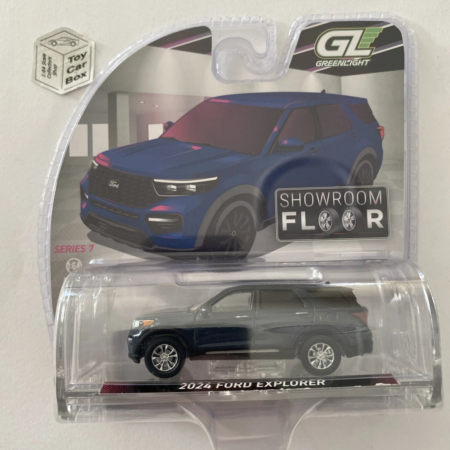 GREENLIGHT - 2024 Ford Explorer (Dark Blue - Showroom Floor Series 7) J95
