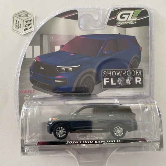 GREENLIGHT - 2024 Ford Explorer (Dark Blue - Showroom Floor Series 7) J95