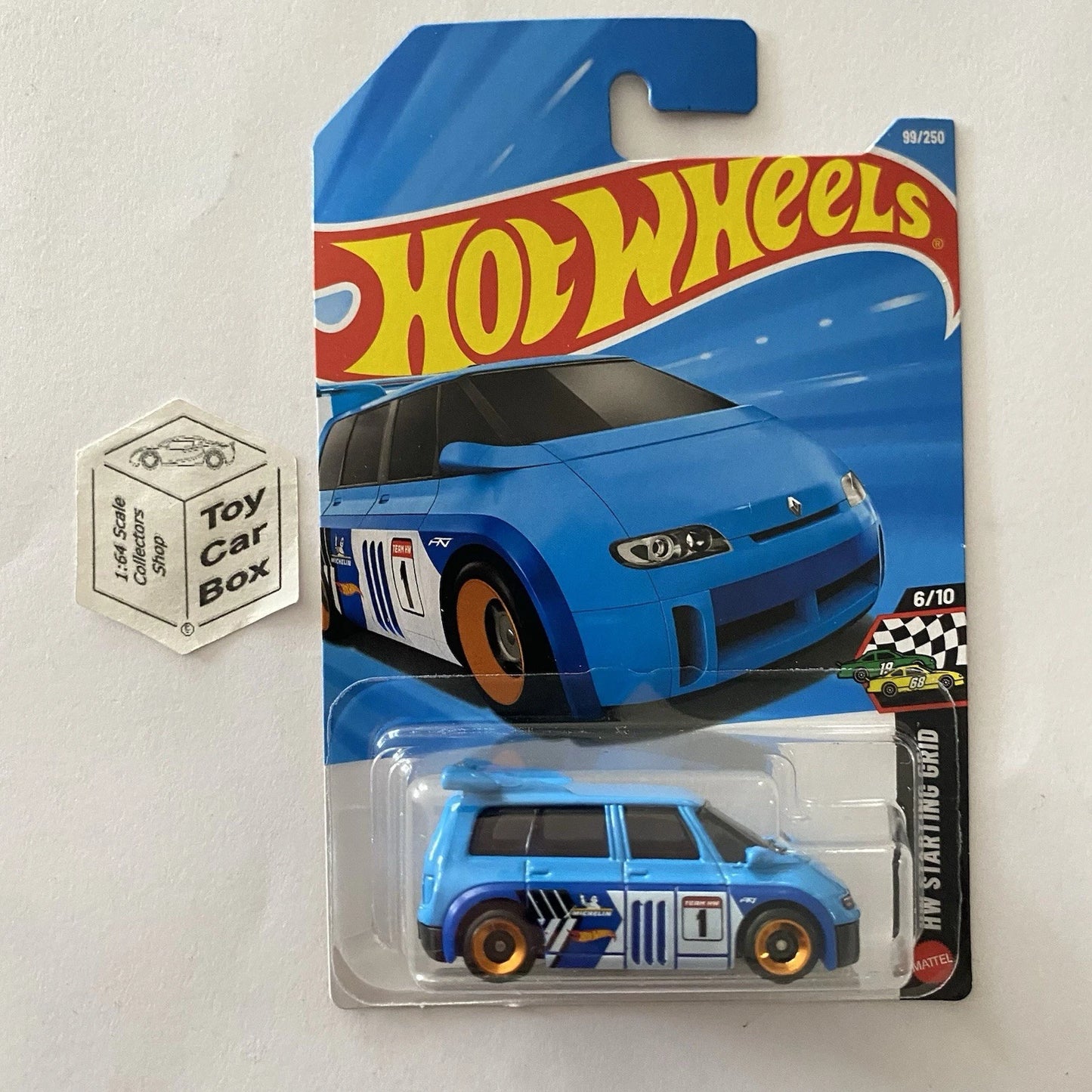 2026 HOT WHEELS #99 - Renault Espace F1 (Blue #6 Starting Grid - Long Card) A80