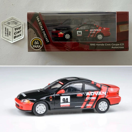 PARA64 - 1995 Honda Civic Coupe EJ1 (Autocross ‘Advan’ - 1/64 Scale) U99