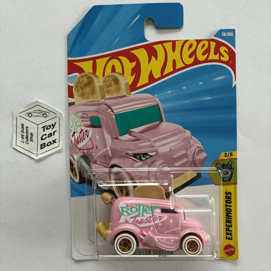 2026 HOT WHEELS #39 - Roller Toaster (Pink #3 Experimotors - Long Card) B64