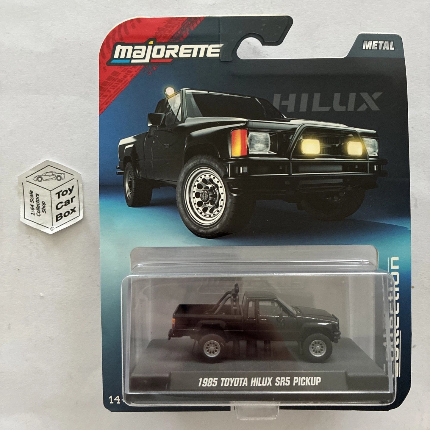 MAJORETTE - 1985 Toyota Hilux SR5 Pickup (Collection - True 1:64 - Black) J38