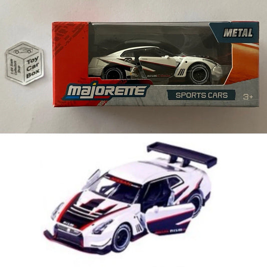 MAJORETTE - Nissan GT-R Nismo GT3 (White - Sports Cars Box) 1/64 Scale* - E38