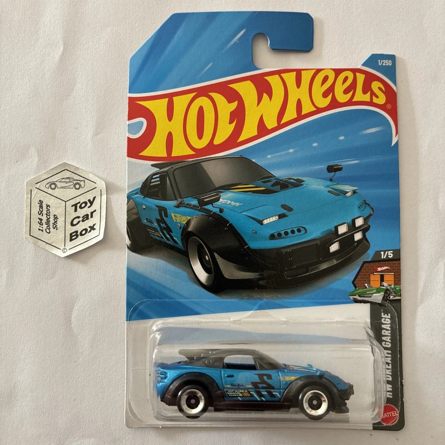 2026 HOT WHEELS #1 - Mazda MX-5 Miata (Blue #1 HW Dream Garage - Long Card) A80