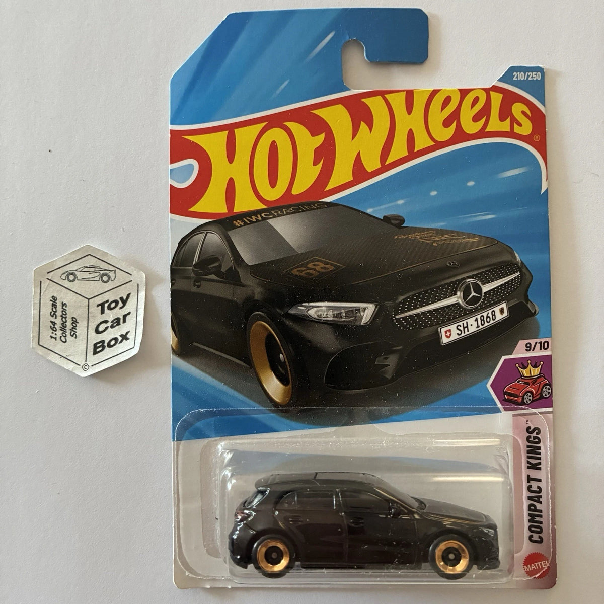 2026 HOT WHEELS #210 - ‘19 Mercedes-Benz A-Class (Black - Long Card) A44