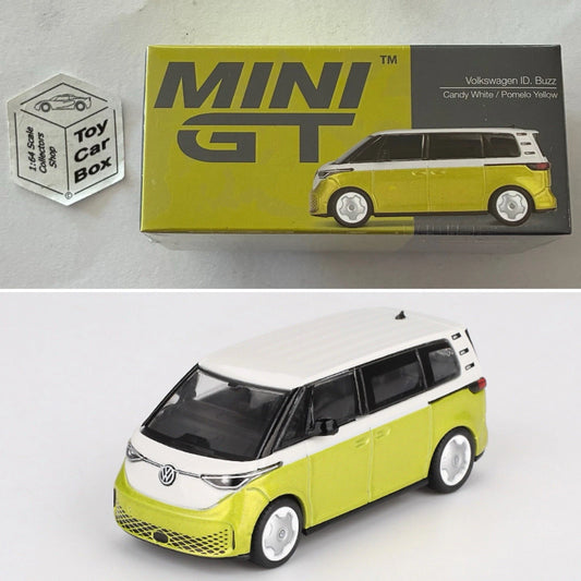 Mini GT #1110 - VW Volkswagen ID Buzz (Candy White / Pomelo Yellow - 1/64) N50g