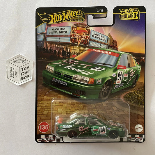 2025 HOT WHEELS Boulevard #135 - ‘94 Nissan Primera (Green - Castrol) H00
