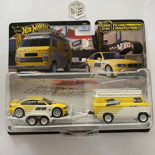 2025 HOT WHEELS Team Transport - BMW M3 & Rally Hauler (Legends Tour - Import) BB