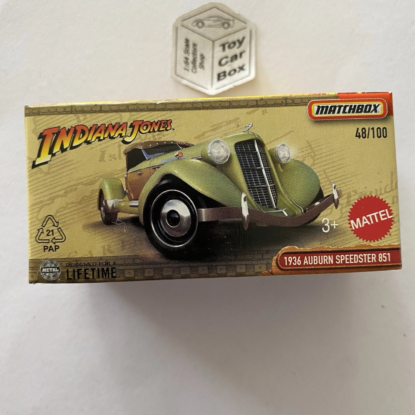 2025 MATCHBOX #48 - 1936 Auburn Speedster 851 (Indiana Jones - Power Grab) - C50