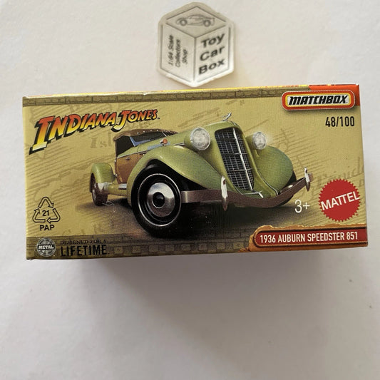 2025 MATCHBOX #48 - 1936 Auburn Speedster 851 (Indiana Jones - Power Grab) - C50