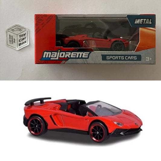 MAJORETTE - Lamborghini Aventador (Red - Sports Cars Box) 1/64 Scale* - E38