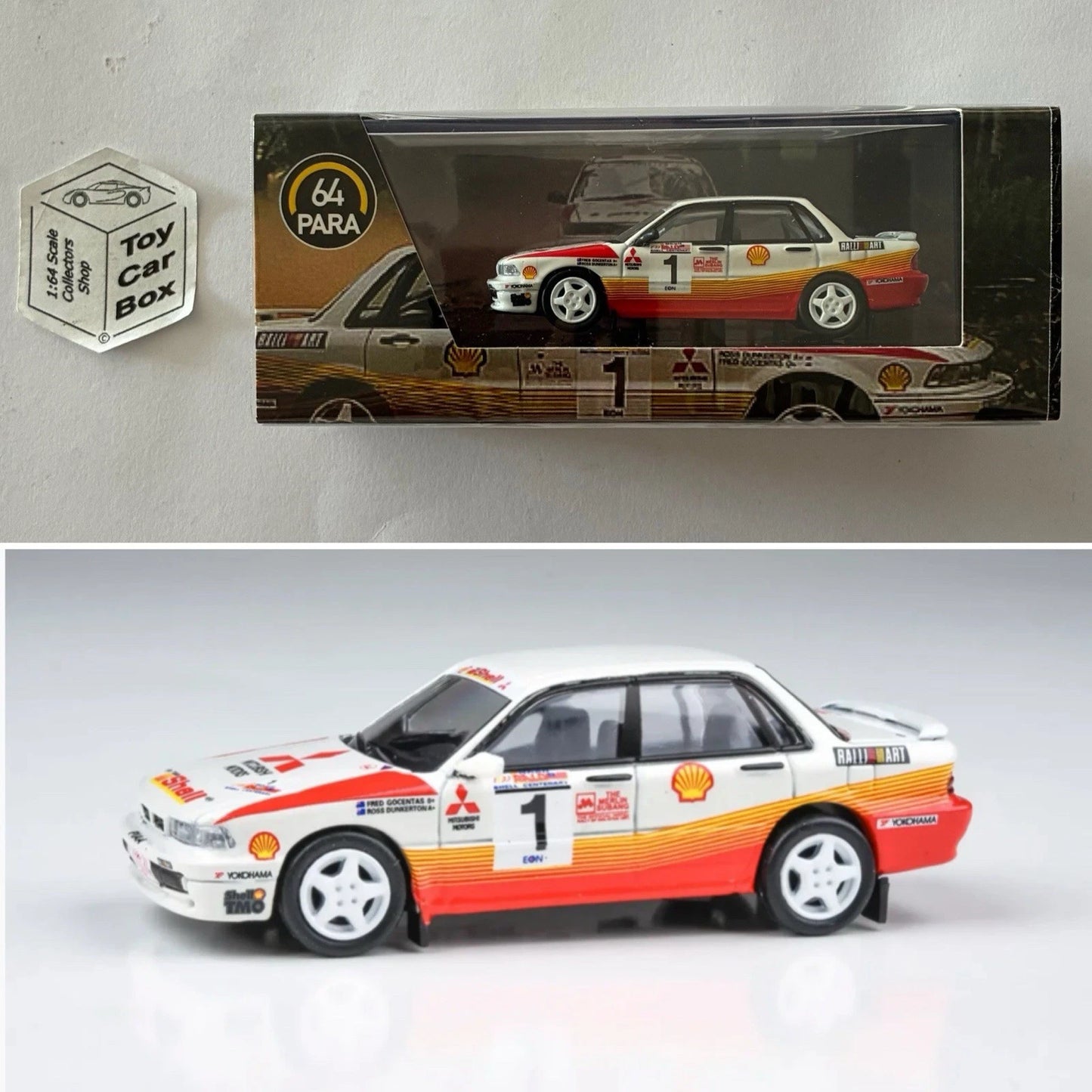 PARA64 - Mitsubishi Galant VR-4 (APRC Rally Malaysia 1991 #1 - 1/64 Scale) U99