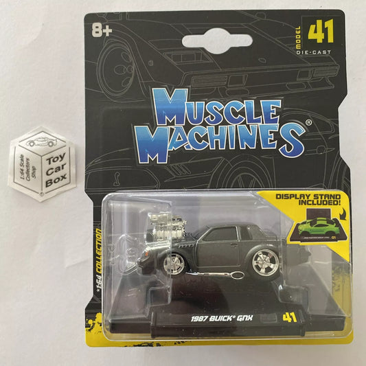 Muscle Machines - 1987 Buick GNX (Grey #41 - Approx 1:64) D40