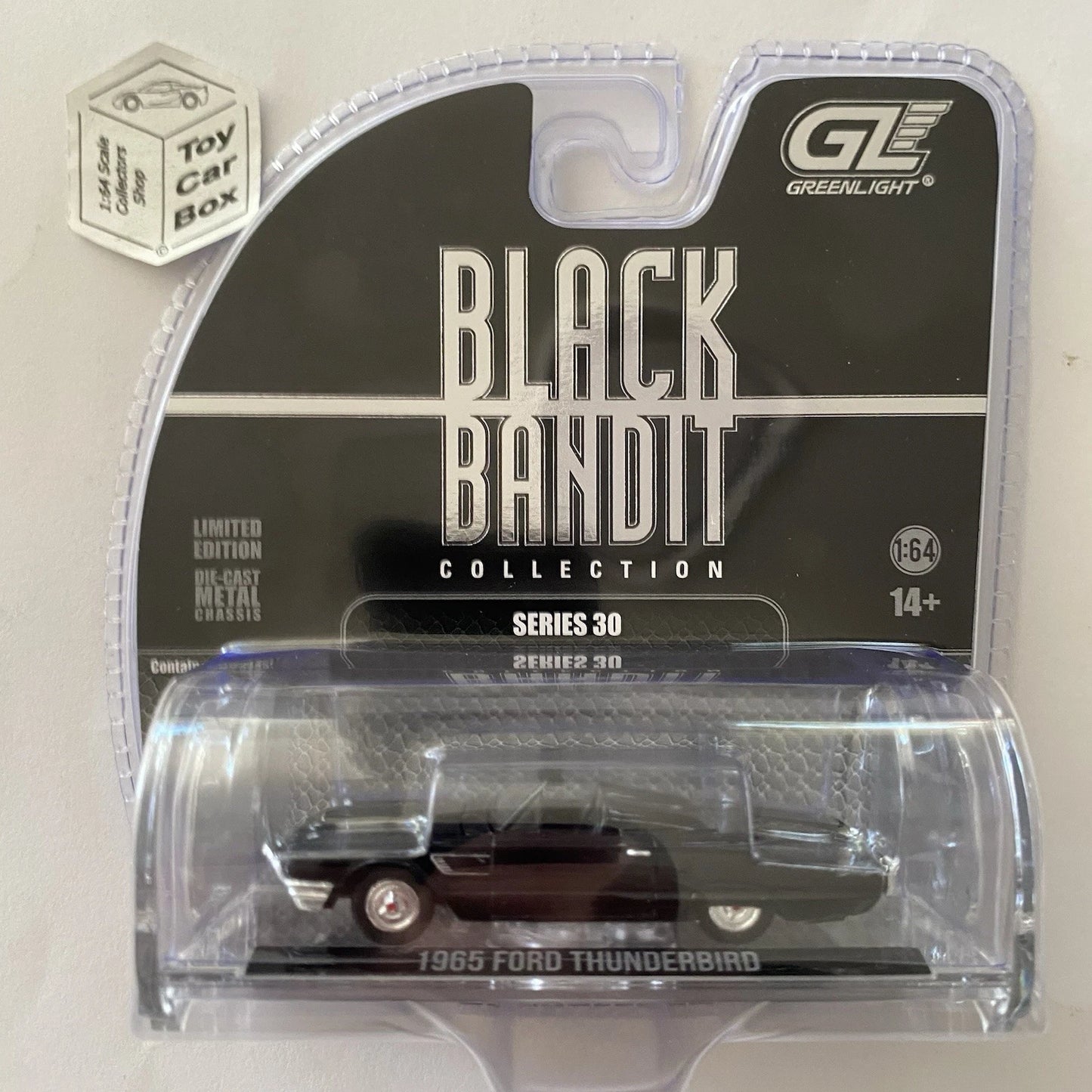 GREENLIGHT - 1965 Ford Thunderbird (Black Bandit Series 30) J45g