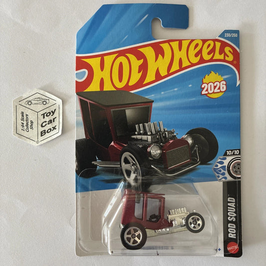 2026 HOT WHEELS #230 - Uncertain-T (#10 Rod Squad - Long Card) A44