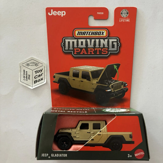 2026 MATCHBOX Moving Parts - Jeep Gladiator (Tan #32 Opening Hood) D80